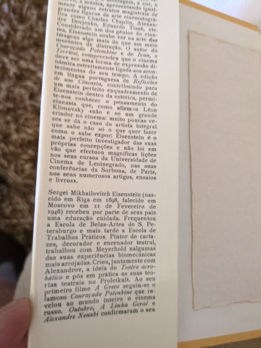 Reflexões de um Cineasta de Sergei Eisenstein