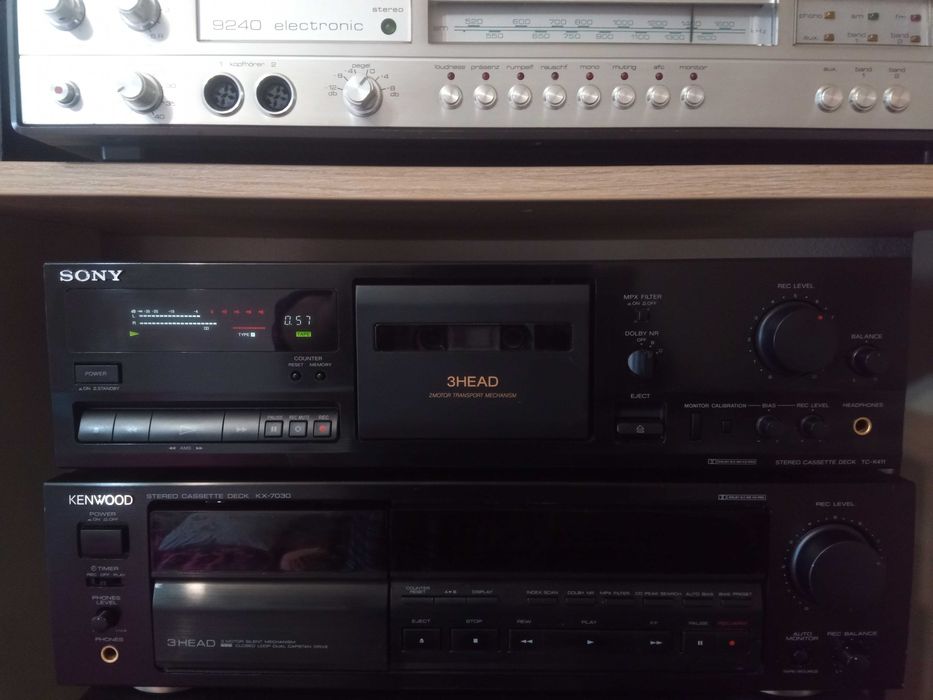 Sony TC-K 411 касетна дека 3-Head 2-Motor