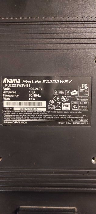 TV Sharp Aquos 32",Monitor IIyama 22" i Benq