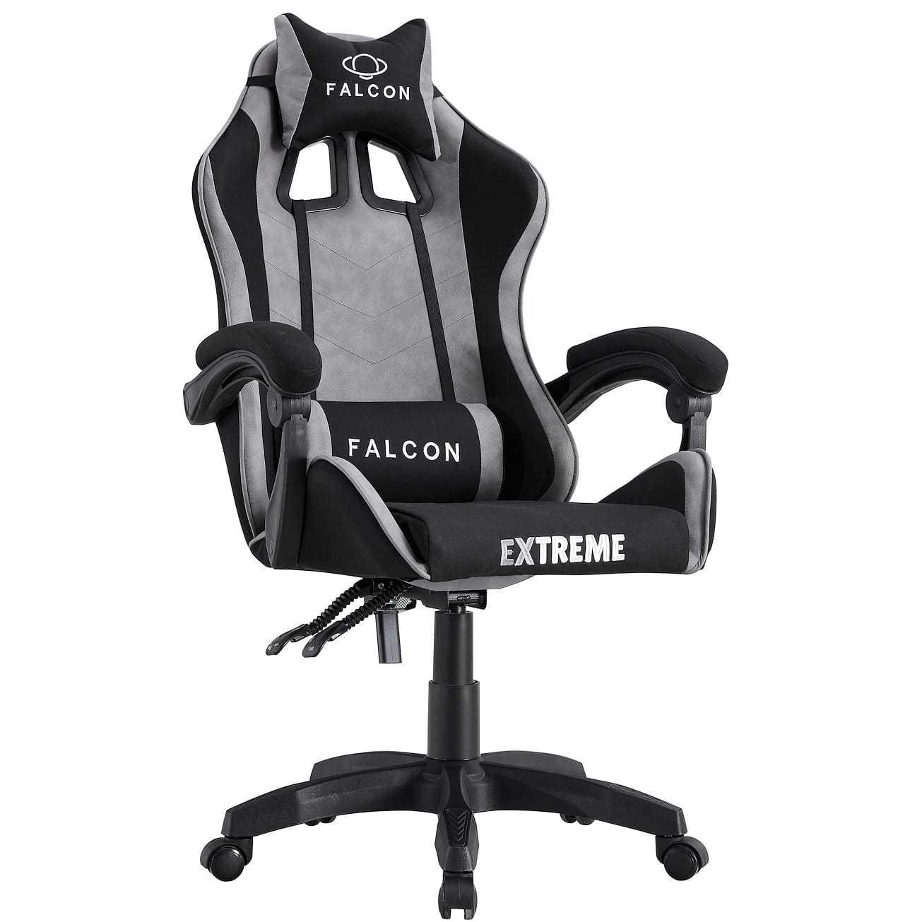 Fotel Gamingowy gracza z tkaniny EXTREME FALCON Dark Gray