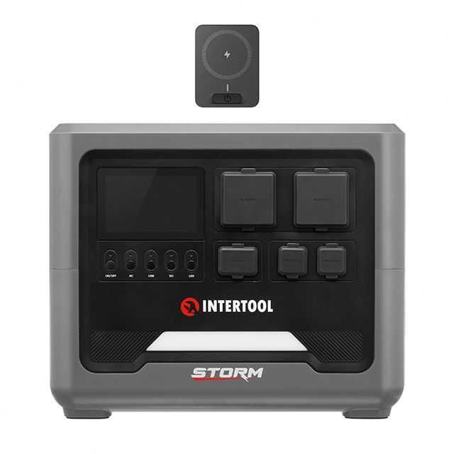 Станція зарядна портативна 1.8 кВт, LiFeP04. STORM INTERTOOL WT-7011.