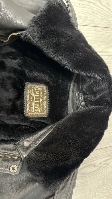 Куртка кожаная пилот размер М подходит