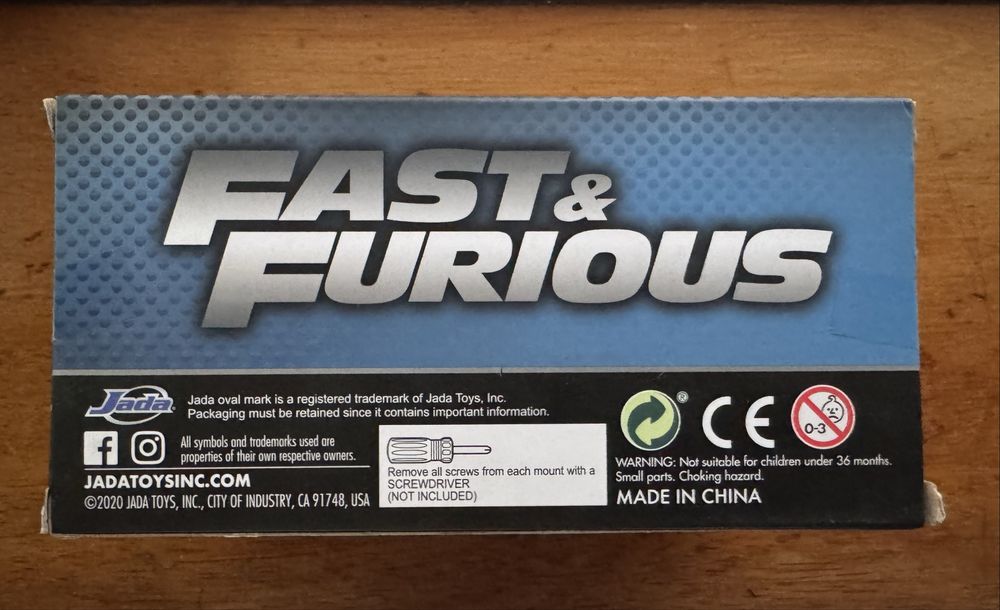 Fast and furious Metals die cast