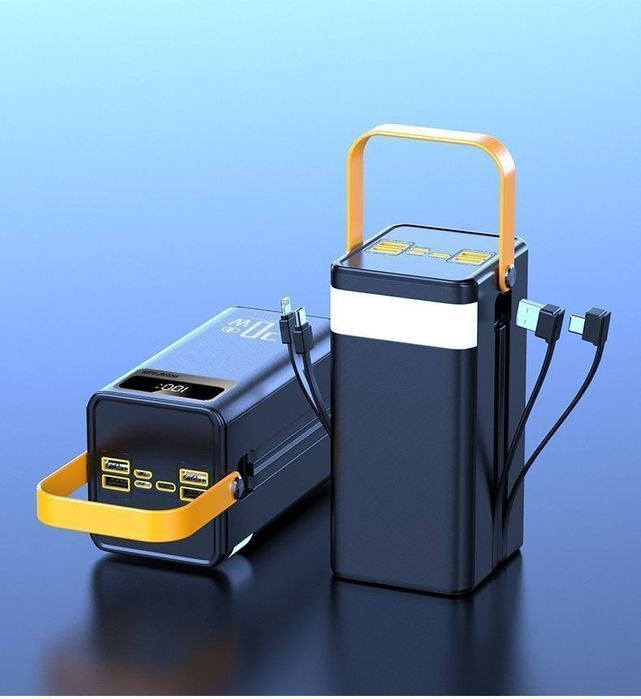 Портативний зовнішній акумулятор Power Bank 60000mAh 120W