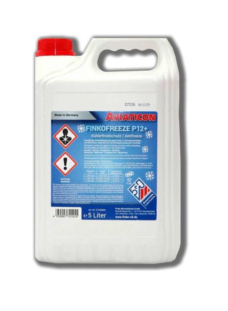 Антифриз Finke Aviaticon Finkofreeze P12+ (червоний, -80°C) концентрат