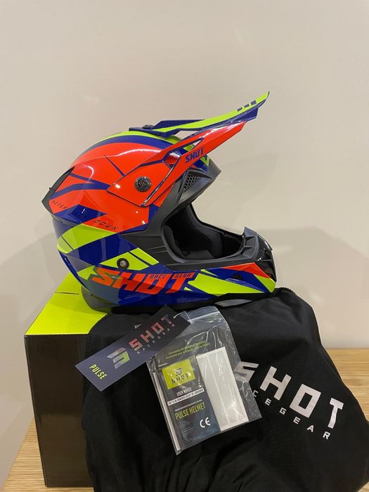 Capacete Motocross Shot 2025 Novo