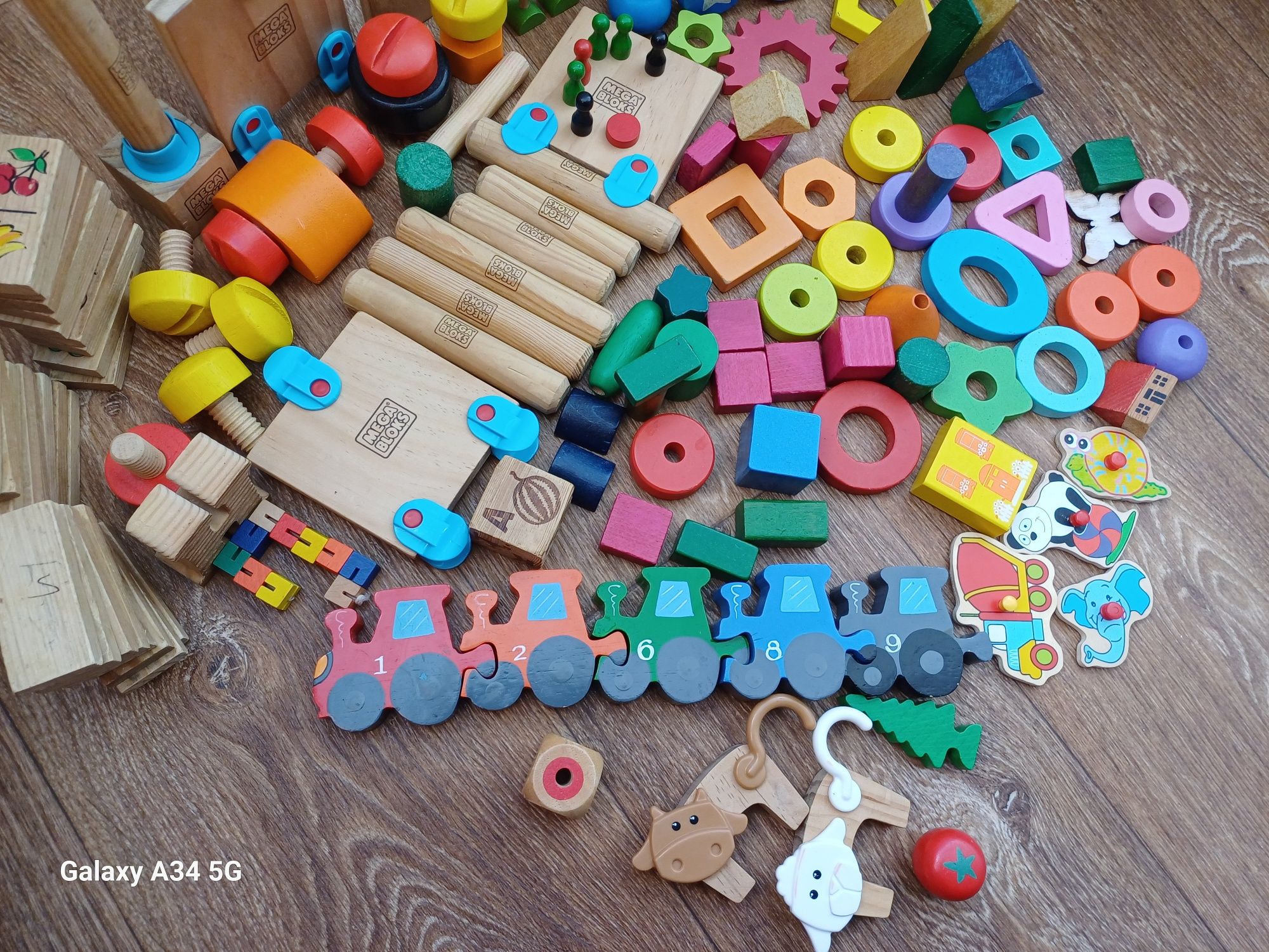 Деревянный конструктор  mega bloks