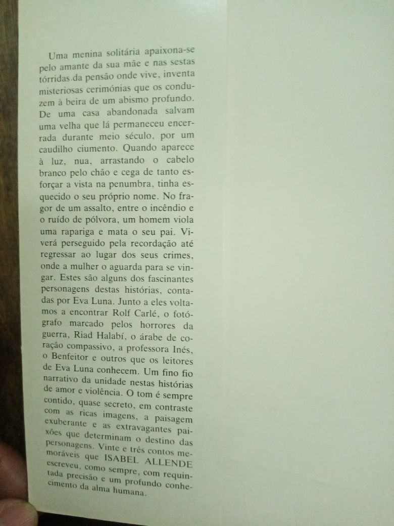 Contos de Eva Luna, Isabel Allende