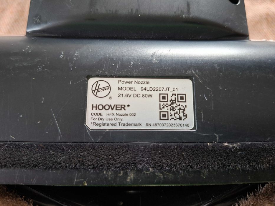 Turbo szczotka do odkurzacza Hoover HFX10P, H