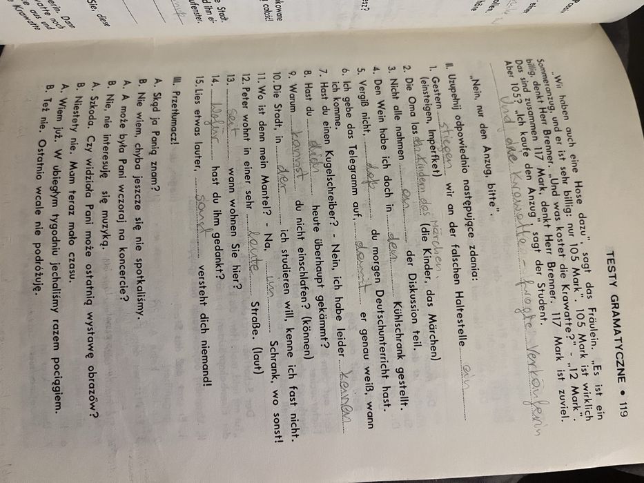 Przed egzaminem z języka niemieckiego MNP