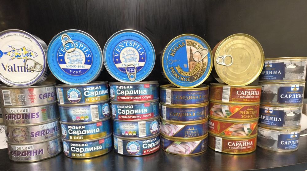 Консерви Рибні /Шпроти\Тунець\Сардина\Кілька\Лосось\Печінка\Бички