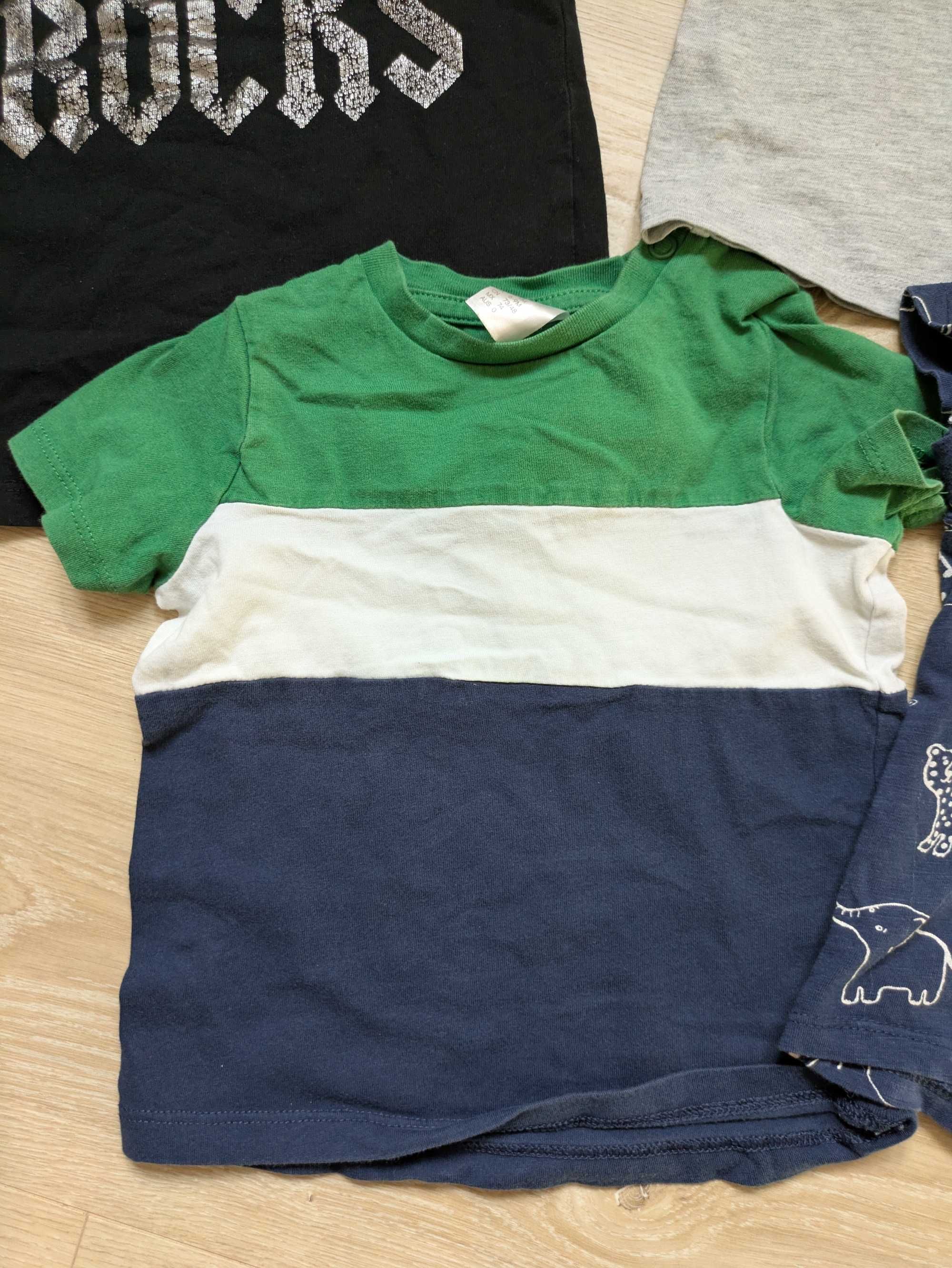 Koszulki dziecięce T-shirt r. 74, H&M