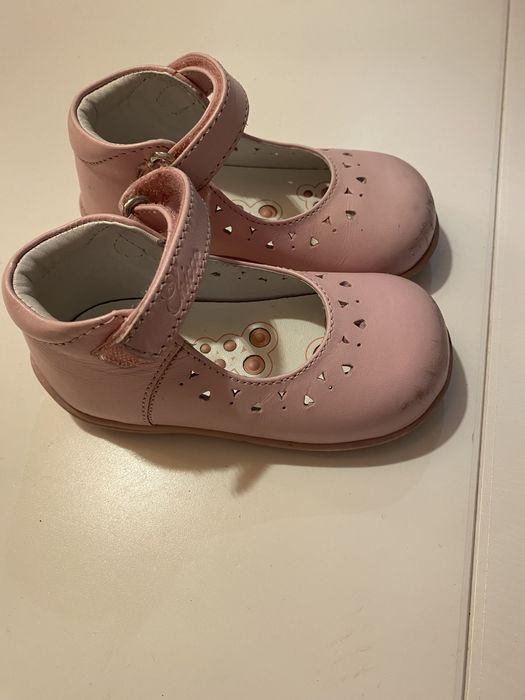 Sapatos fivela Chicco, cor de rosa, tamanho 22