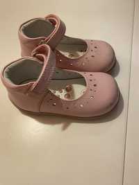 Sapatos fivela Chicco, cor de rosa, tamanho 22