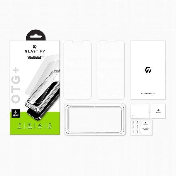 2x Szkło Glastify Otg+ do iPhone 13 Pro Max