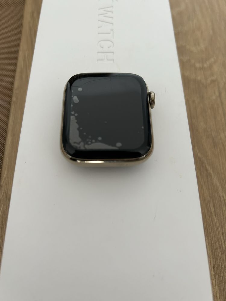 Apple Watch Gold stainiess Steel Case 44mm  cellular