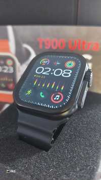 T900 Ultra Black Smartwatch Ecra 2.09' 49mm Bateria 220mah 2Pulseiras