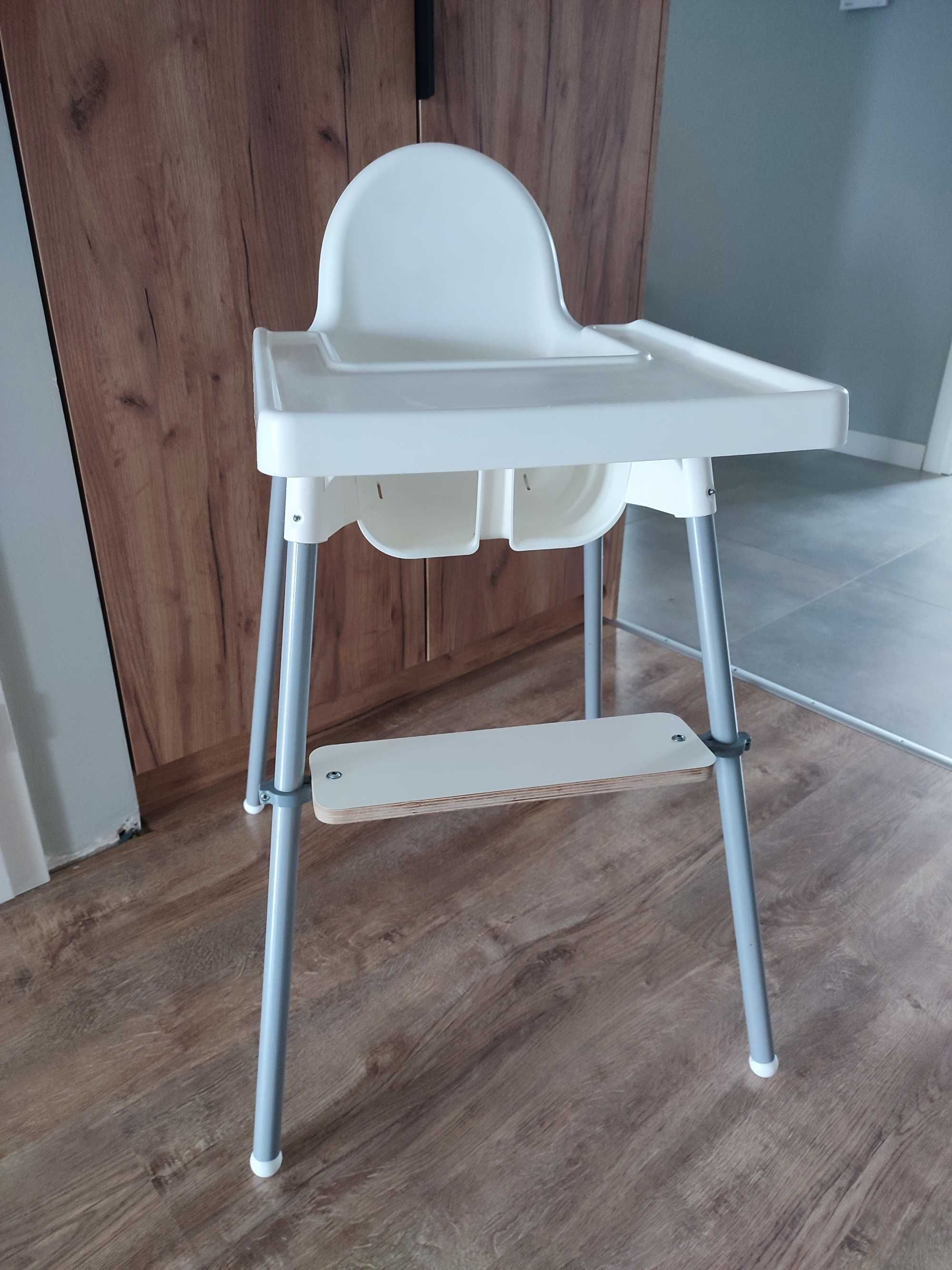 Krzesełko do karmienia Ikea Antilop + podnóżek i wkładka