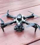 Dron karbonowy K10 Pro Max 3x kamera 8K 5km unik przeszkód Gps  VR FPV