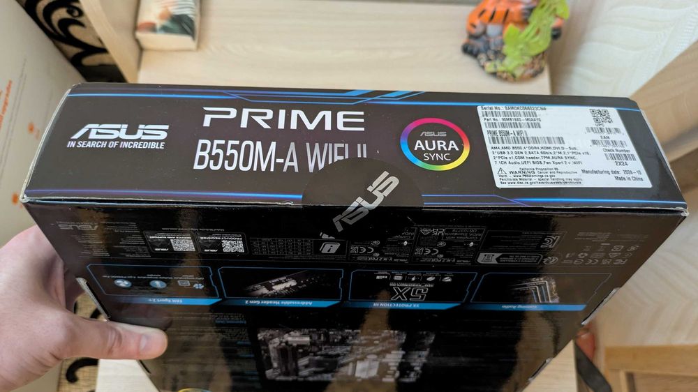 Материнська плата Asus PRIME B550M-A WIFI II (sAM4, AMD B550)