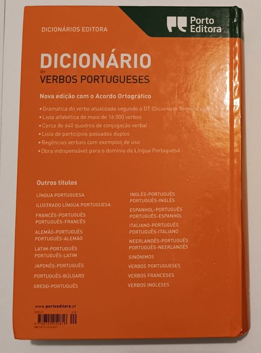 Dicionário de Verbos Portugueses, Porto Editora