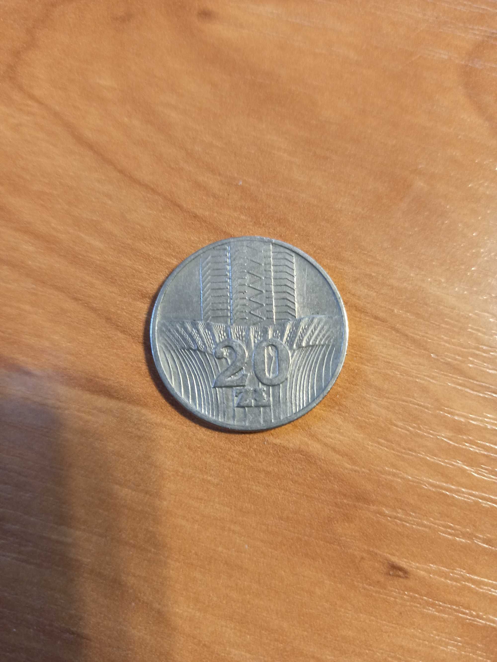 20zł moneta PRL z 1973r. bez znaku menniczego
