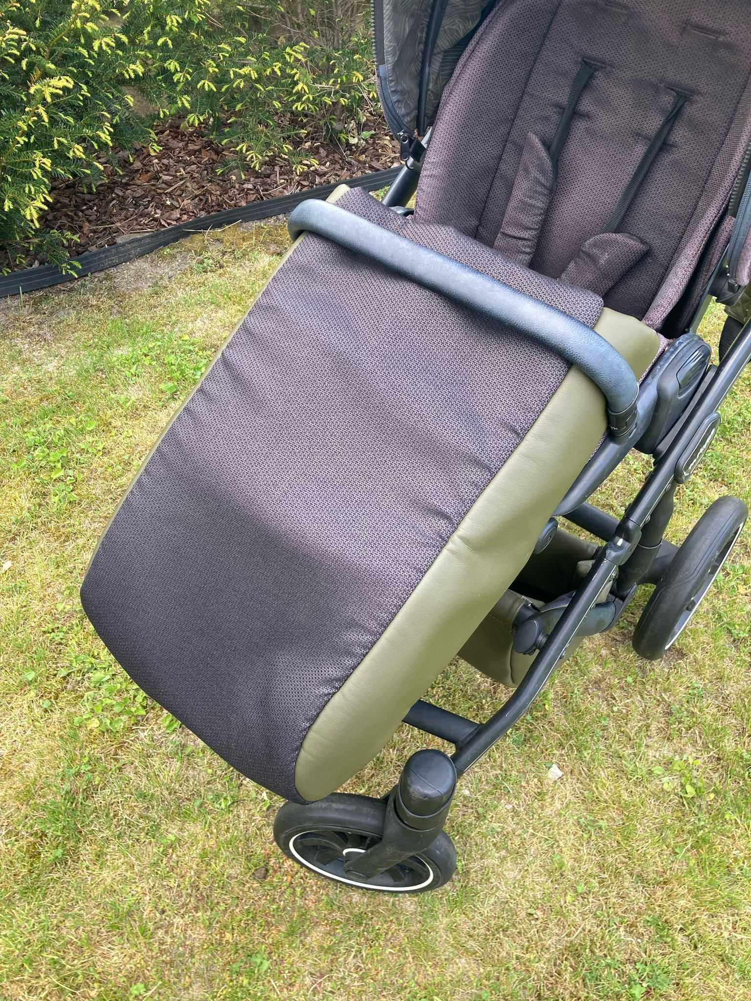 wózek anex m type 2w1 głęboko spacerowy zielony