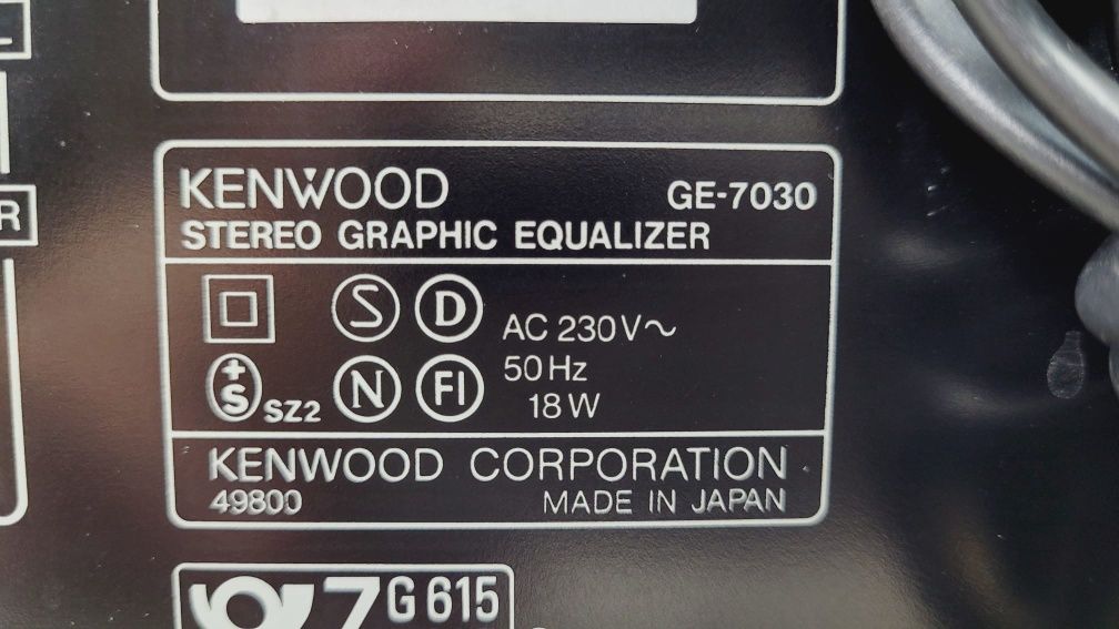 Kenwood GE 7030 KOREKTOR EQUALIZER ładny widmo