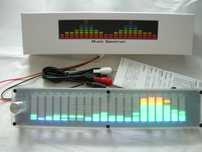 Wskaźnik sygnału + DSP LED 25 cm analizator spectrum widmo korektor