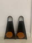 Viper fins v5 orange dot