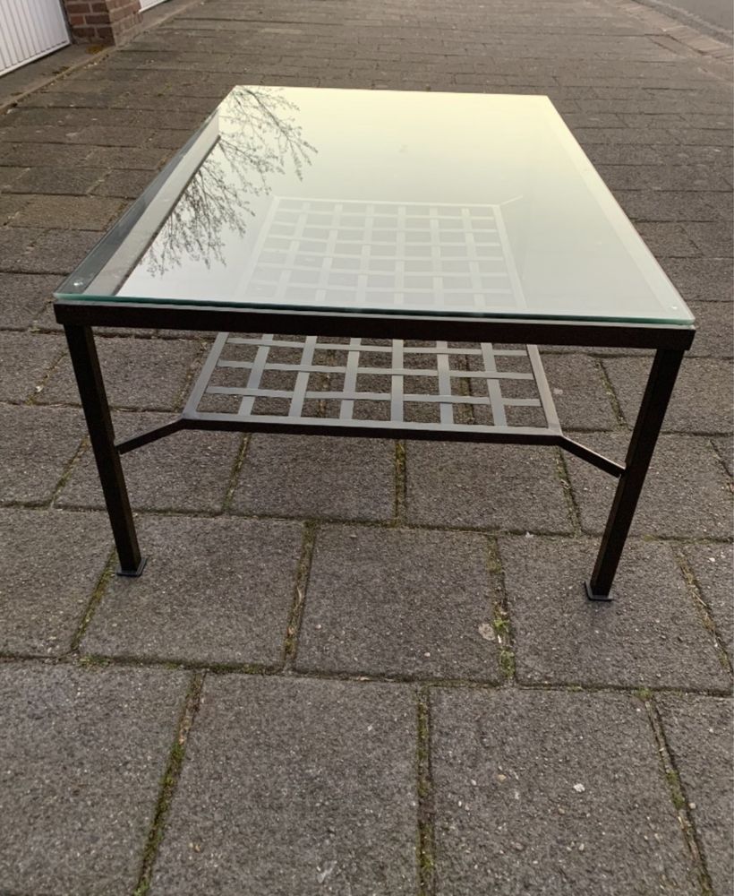 Stolik ława kawowa GRANAS Ikea szkło hartowane