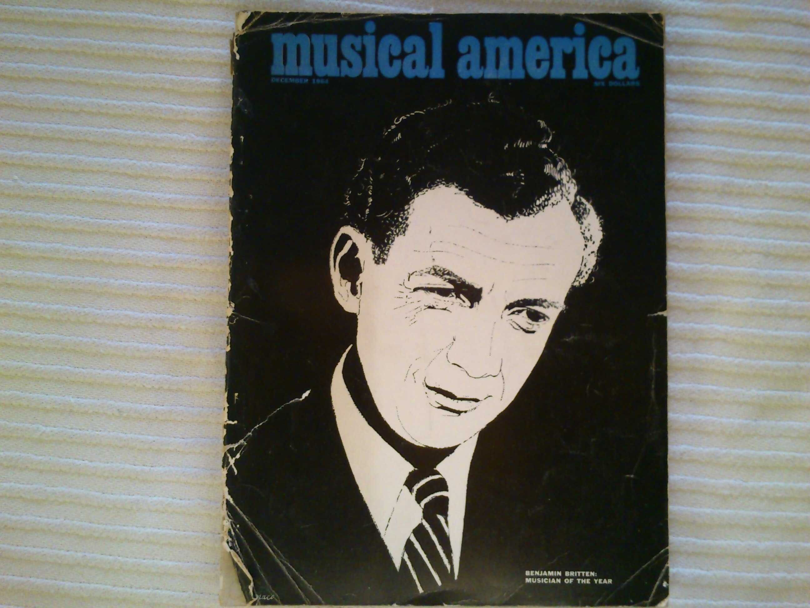 Musical America, dezembro 1964, 373 páginas, Benjamin Britten