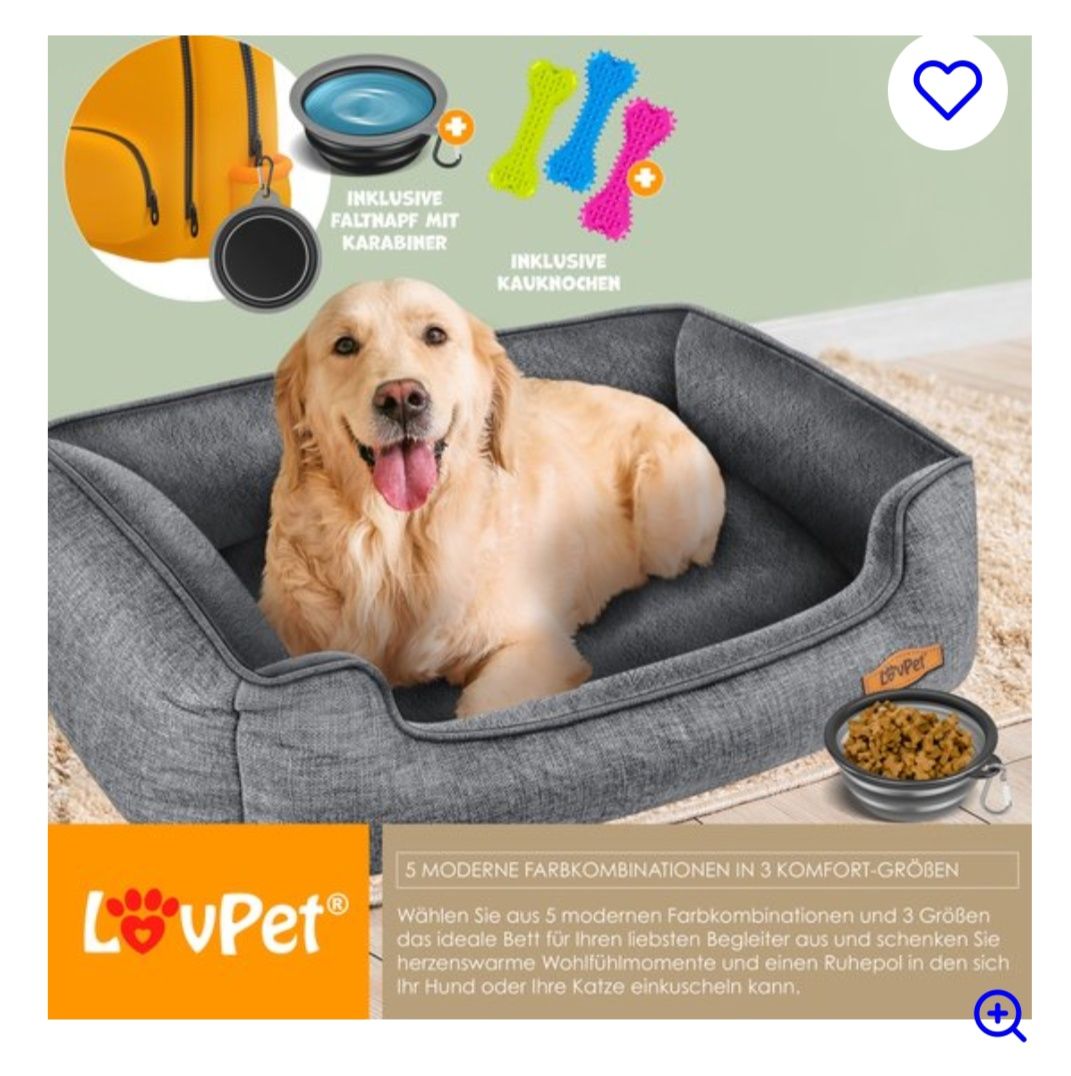 Legowisko dla psa 90x70x25 Gratis 3 kości