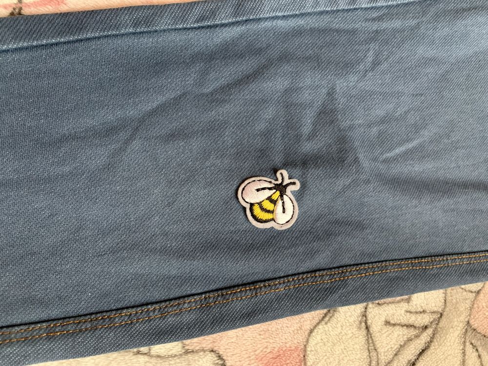 Getry dziewczęce legginsy Reserved 146 z naszywką