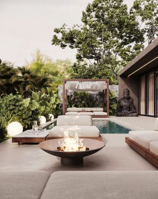 Уединение среди тропических джунглей Бали с панорамными видами,Убуд