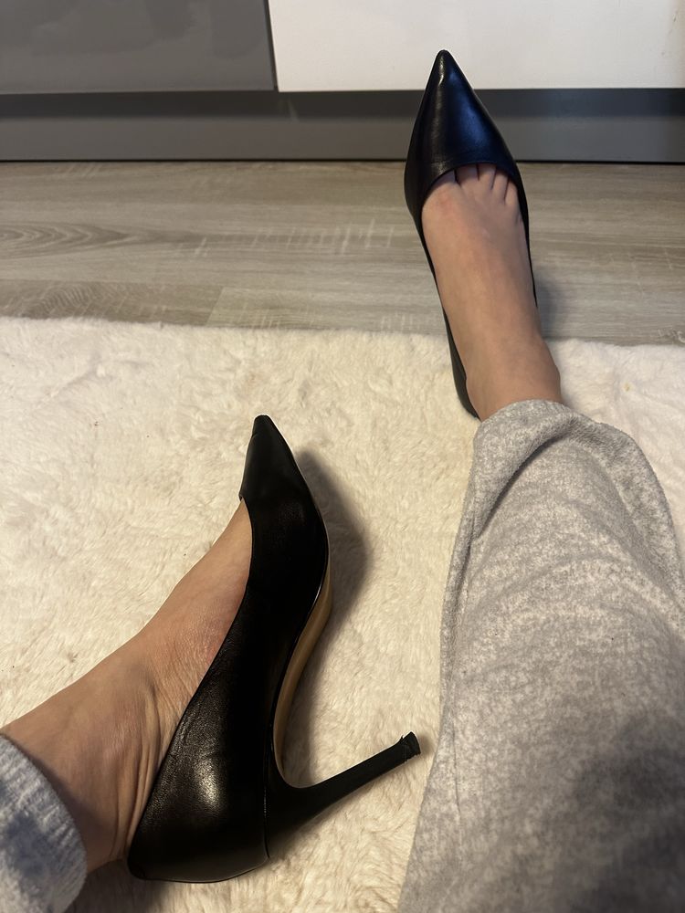 Buty szpilki czółenka czarne Tommy Hilfiger 39