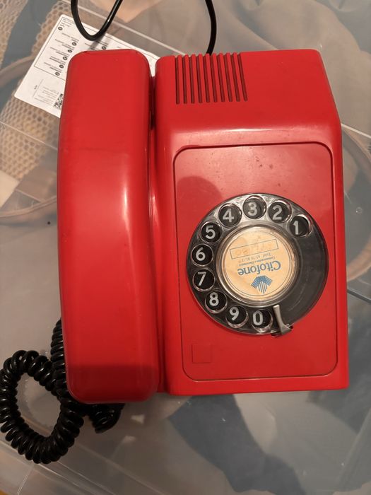 Telefone Vintage Vermelho