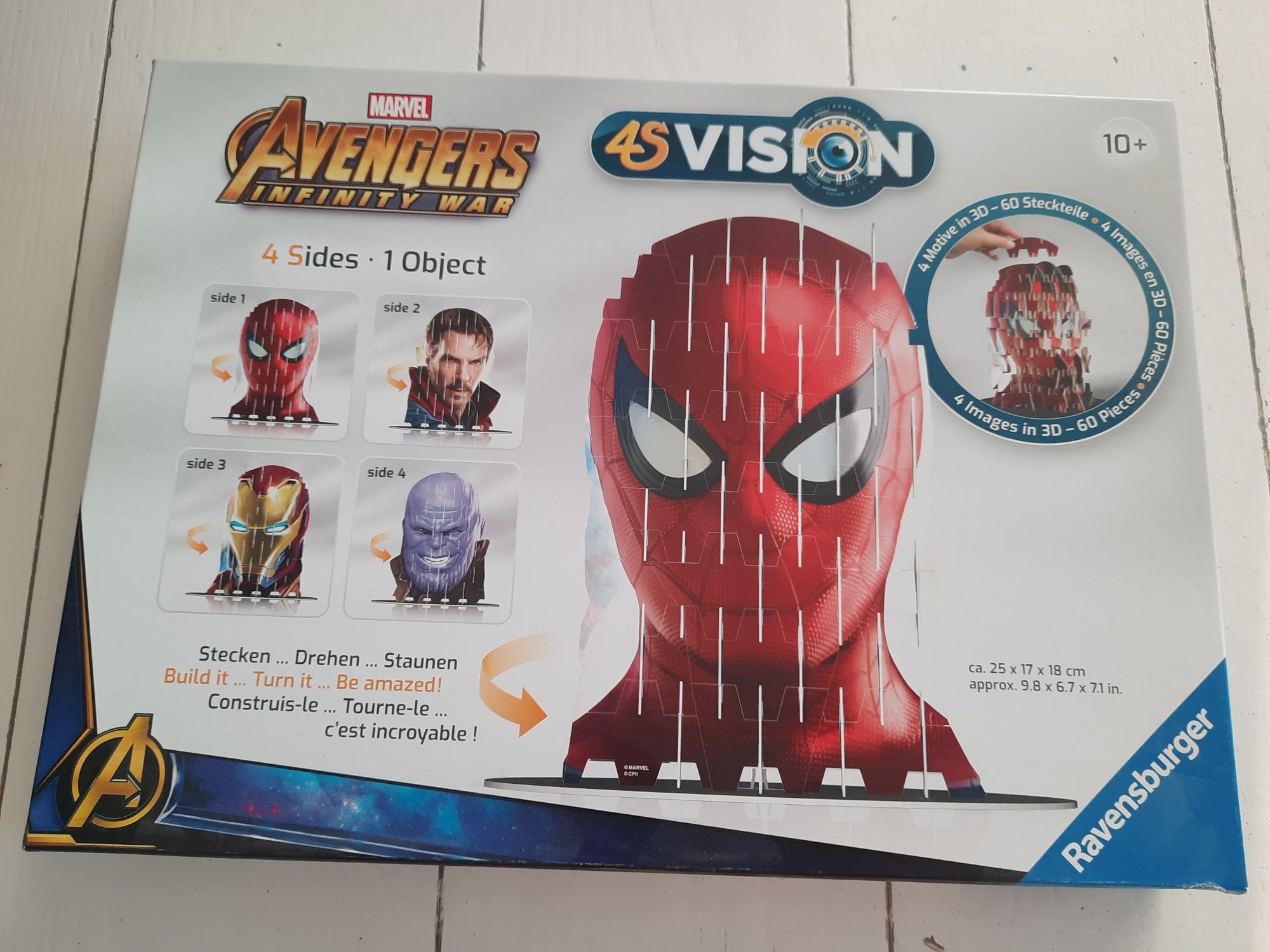 Avengers Infinity war 4S Vision puzzle 3d 10+