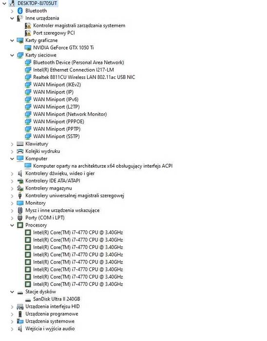 Komputer Dell Optiplex 9020 i7 16GB RAM, 256GB SSD+MSI GTX 1050 Ti 4GB