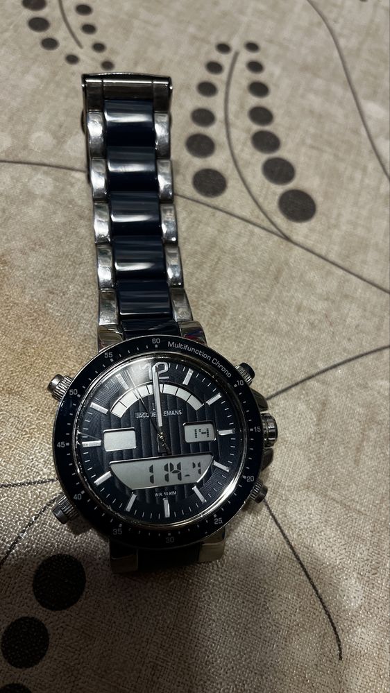 Часы Jacques Lemans 1-1714 синие