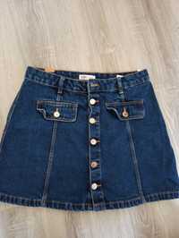 Spódnica mini jeansowa dżinsowa Zara