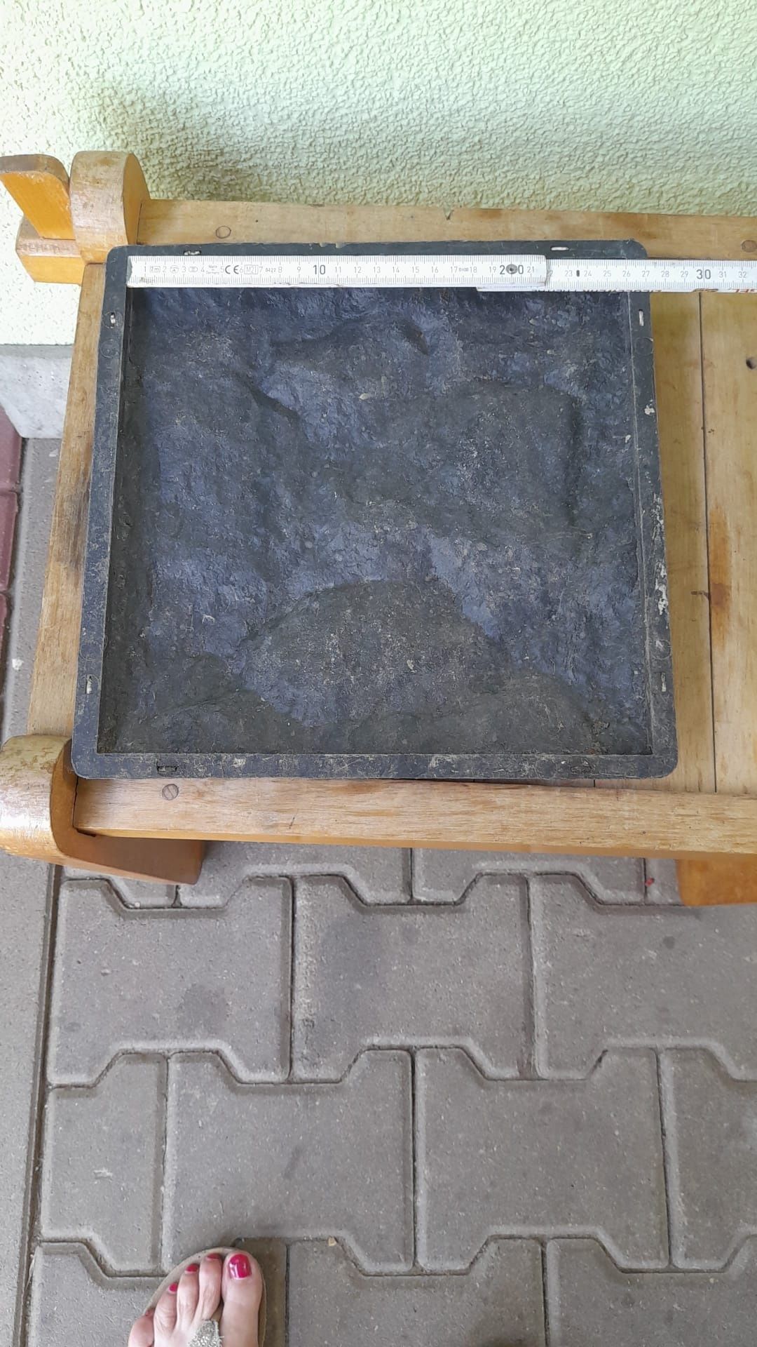 Formy foremki do betonu 20 SZTUK plastikowe płytki podmurówka elewacja