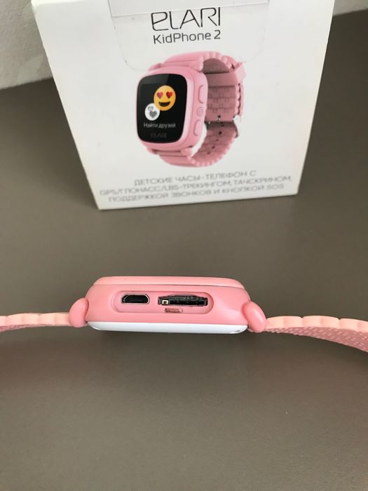 Дитячий смарт-годинник Elari KidPhone 2 Pink