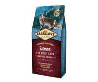 Сухой корм для кошек CarniLove Salmon Sensitive & Long Hair 6кг 11,24