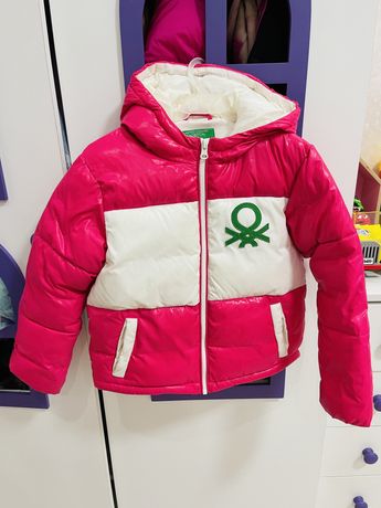 Benetton.Zara куртка теплая 6-7