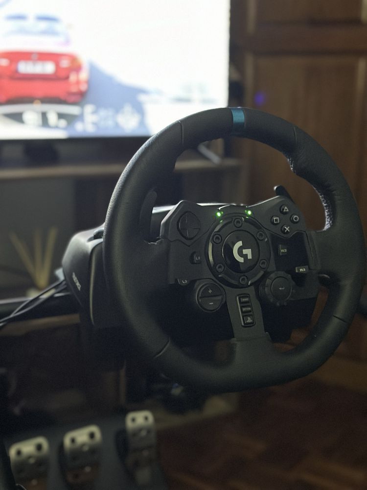 Volante LOGITECH G923 + Cockpit GT Lite Next Level Racing