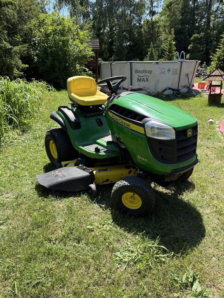 Traktorek kosiarka John Deere D140 ciągniczek