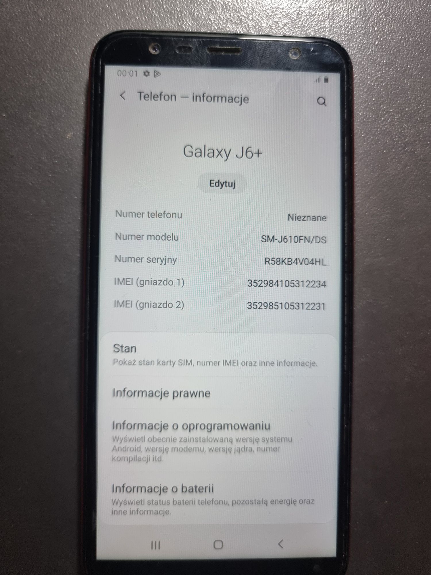 Samsung Galaxy J6+