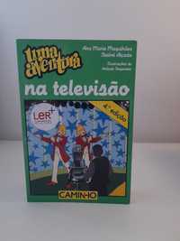 4ª. edição do Livro "Na televisão" da série de livros "Uma Aventura"