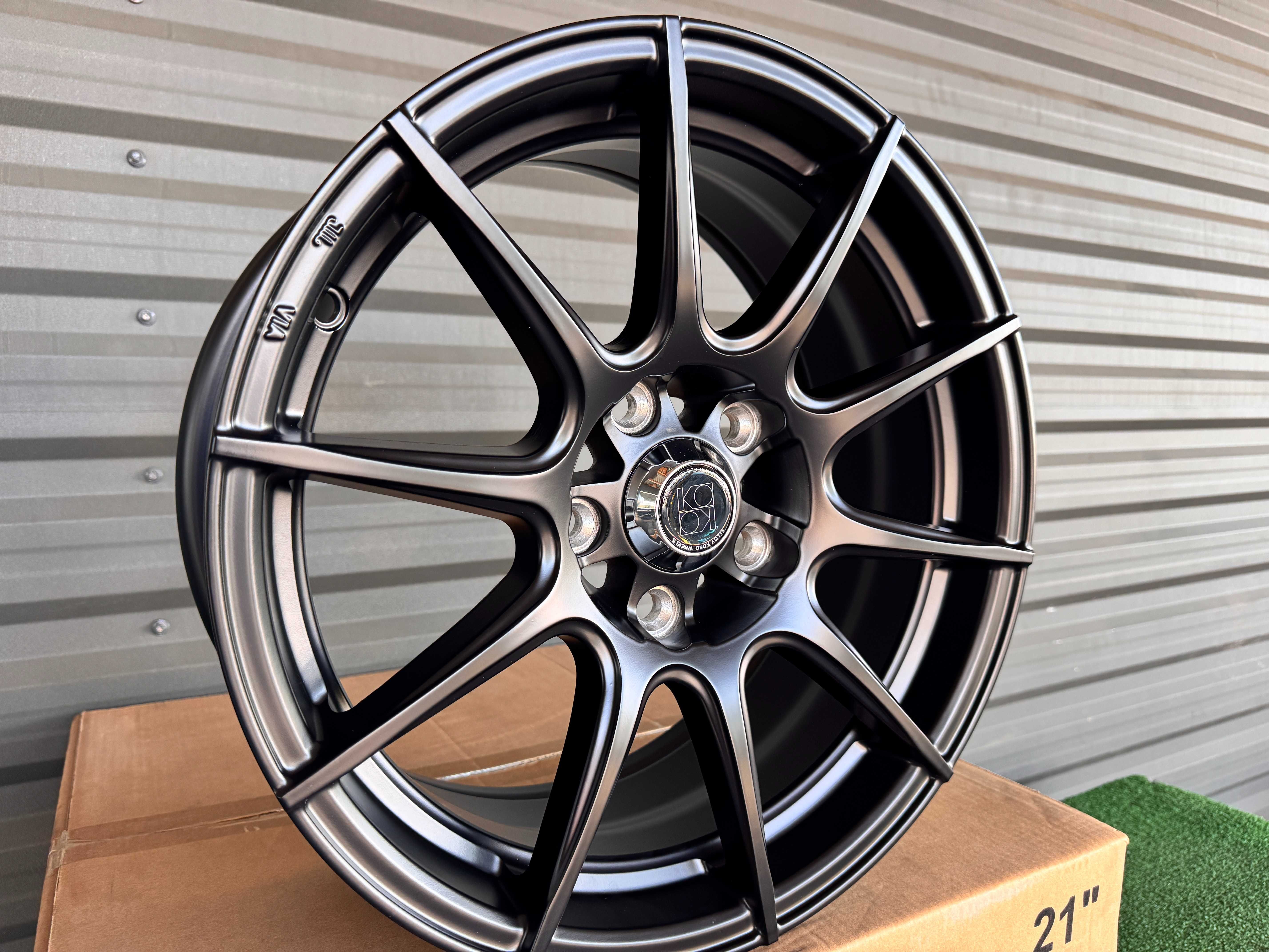 Нові Чорні титани R16 5x114.3 7j et35 Хонда Рено Мазда Тойота Ніссан